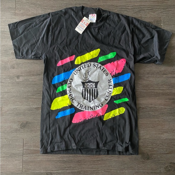 Olympics Other - VTG Olympics Shirt Deadstock NWT 80s 90s Medium Splash Training Center DS